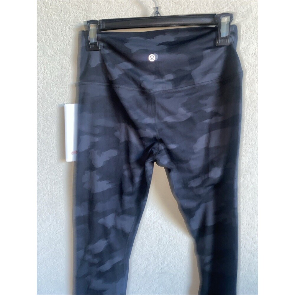 New Lululemon Align High Rise Crop 21" Camo 10 Yoga Gym Nulu Leggings Athleisure - Picture 5 of 8